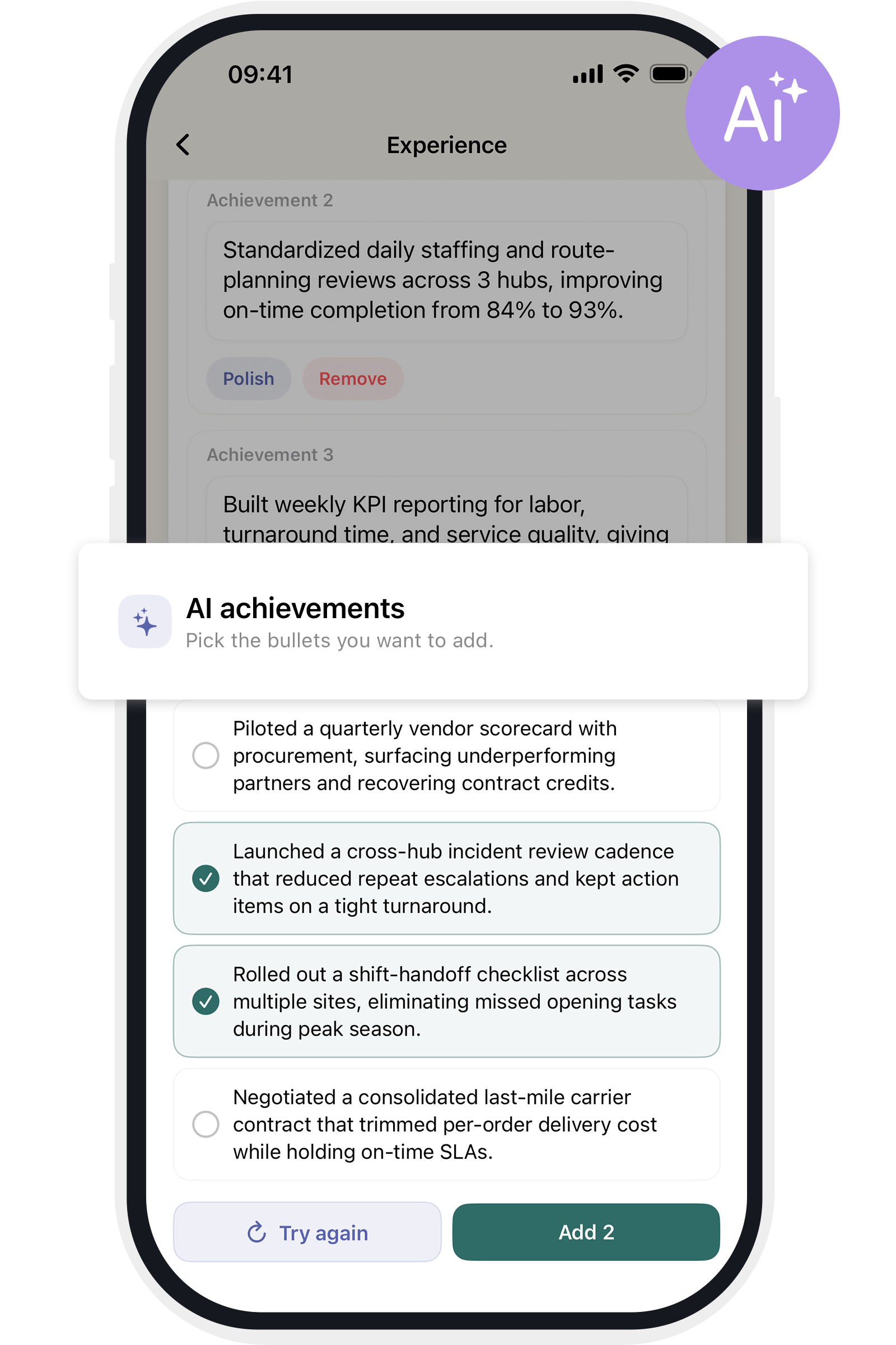 Resuvo AI writing assistant screen